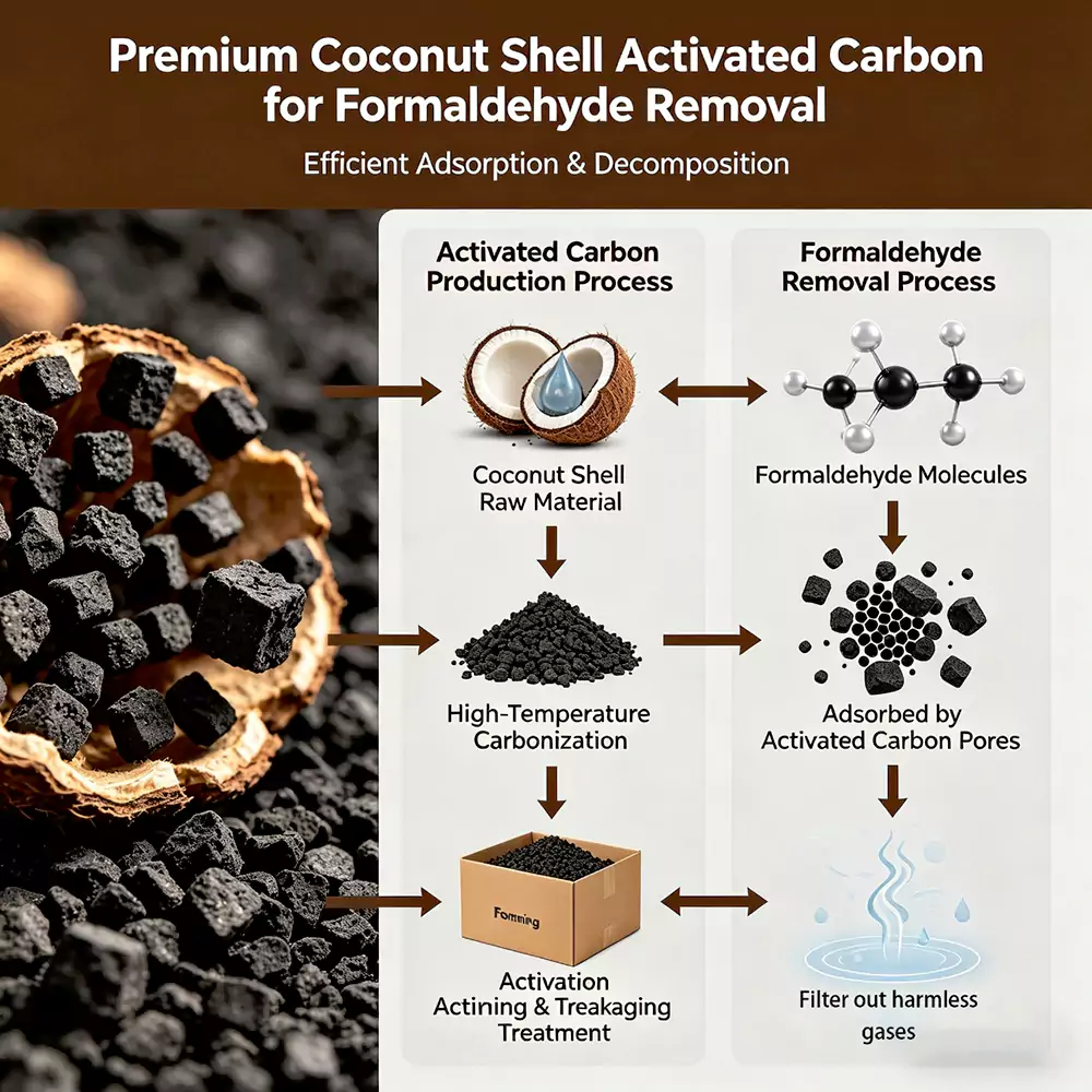 Formaldehyde Removal Coconut Shell Carbon